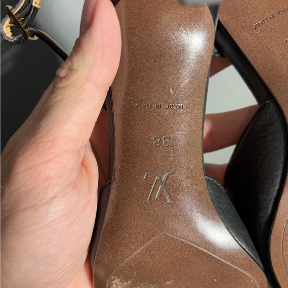 Louis Vuitton Black SlingBack Pumps Size EU 38 - Picture 7 of 7